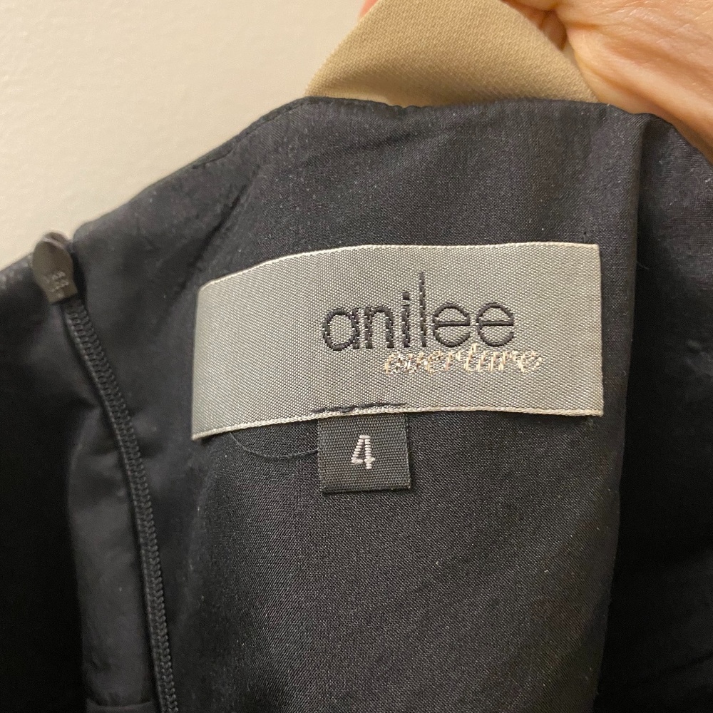 Anilee Tan and Black Strapless Sweetheart Dress - Picture 2 of 4